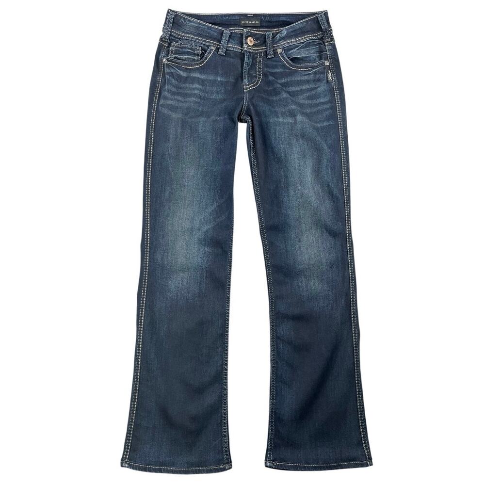 Silver Jeans Suki Slim Boot Cut Dark Wash Denim Stretch Jeans - 29